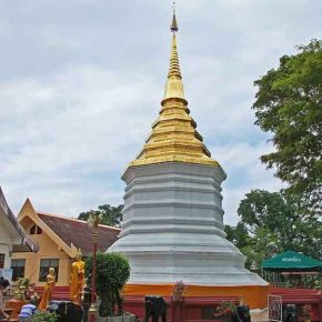 เสาสะดือเมืองเชียงราย @วัดพระธาตุดอยจอมทอง